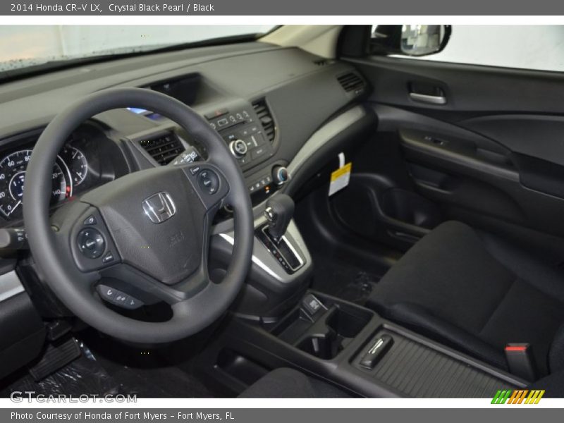 Crystal Black Pearl / Black 2014 Honda CR-V LX