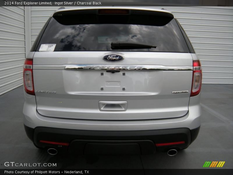 Ingot Silver / Charcoal Black 2014 Ford Explorer Limited
