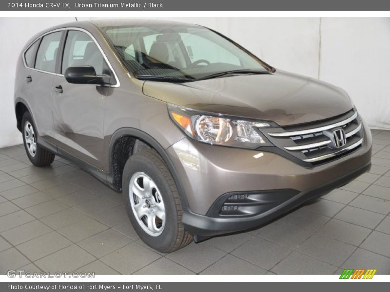 Urban Titanium Metallic / Black 2014 Honda CR-V LX