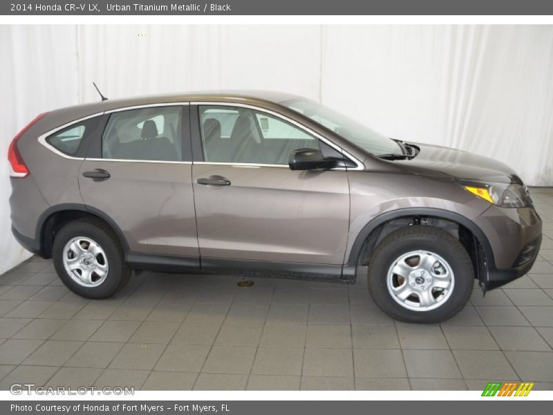 Urban Titanium Metallic / Black 2014 Honda CR-V LX