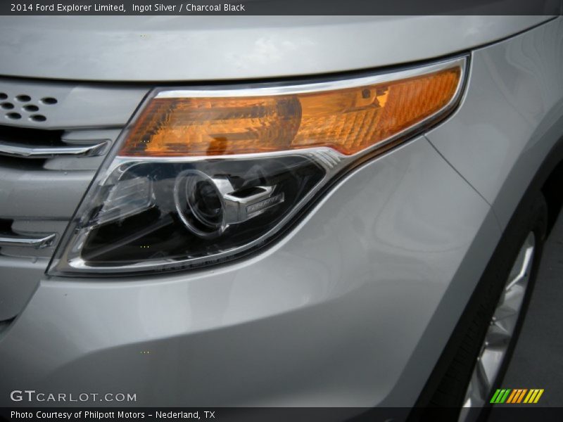 Ingot Silver / Charcoal Black 2014 Ford Explorer Limited