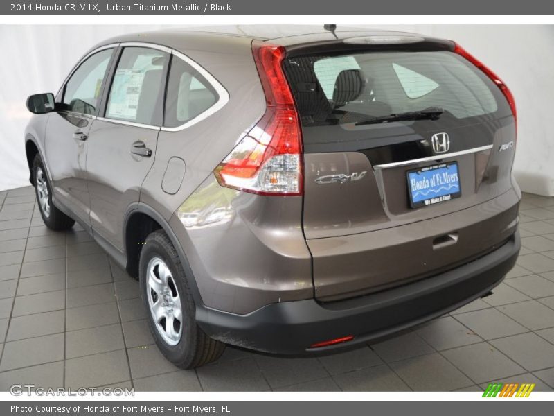 Urban Titanium Metallic / Black 2014 Honda CR-V LX