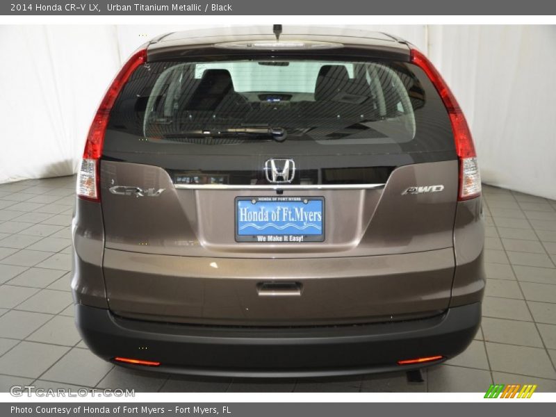 Urban Titanium Metallic / Black 2014 Honda CR-V LX