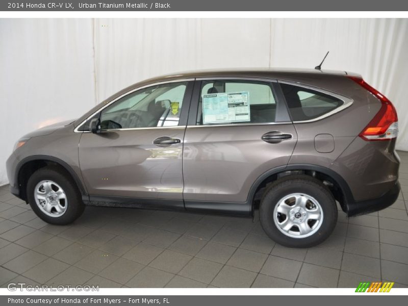 Urban Titanium Metallic / Black 2014 Honda CR-V LX