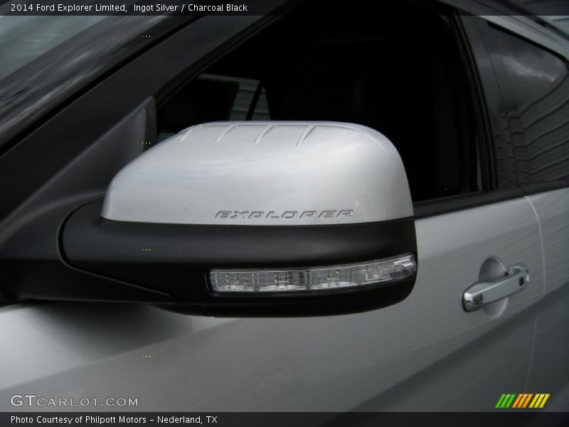 Ingot Silver / Charcoal Black 2014 Ford Explorer Limited