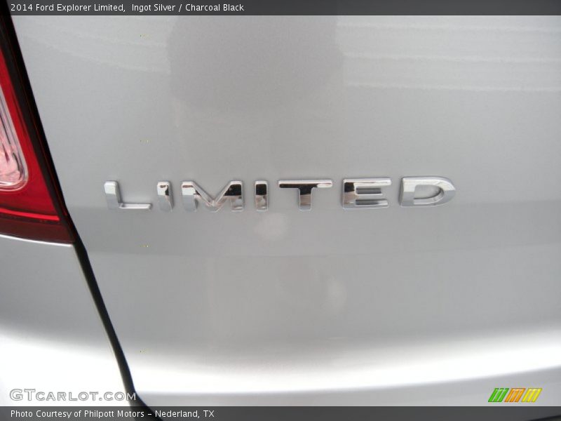 Ingot Silver / Charcoal Black 2014 Ford Explorer Limited