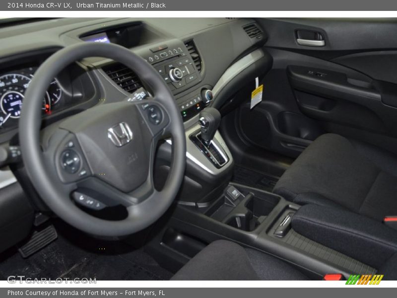 Urban Titanium Metallic / Black 2014 Honda CR-V LX