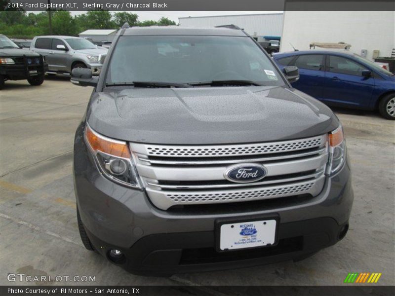 Sterling Gray / Charcoal Black 2014 Ford Explorer XLT