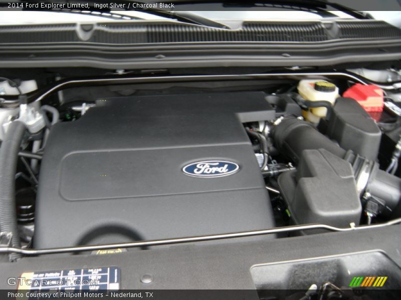 Ingot Silver / Charcoal Black 2014 Ford Explorer Limited