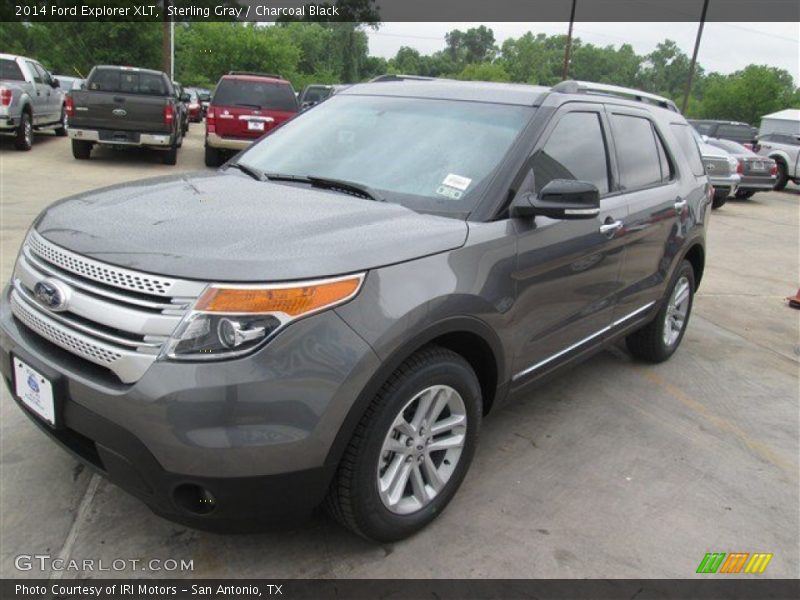 Sterling Gray / Charcoal Black 2014 Ford Explorer XLT