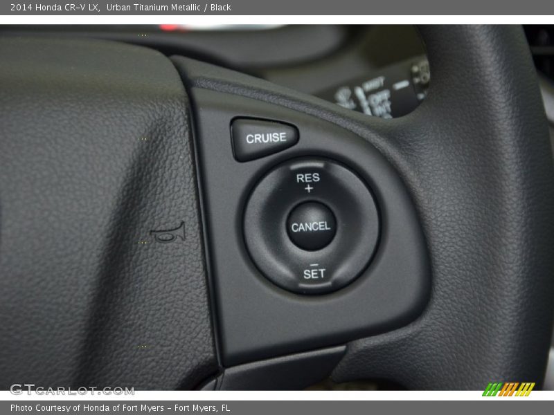 Urban Titanium Metallic / Black 2014 Honda CR-V LX