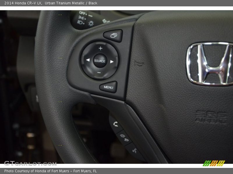 Urban Titanium Metallic / Black 2014 Honda CR-V LX