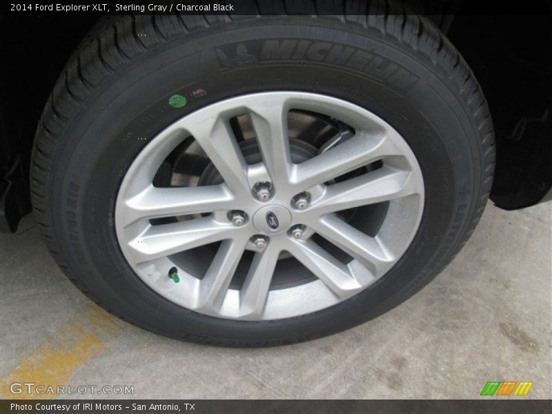 Sterling Gray / Charcoal Black 2014 Ford Explorer XLT