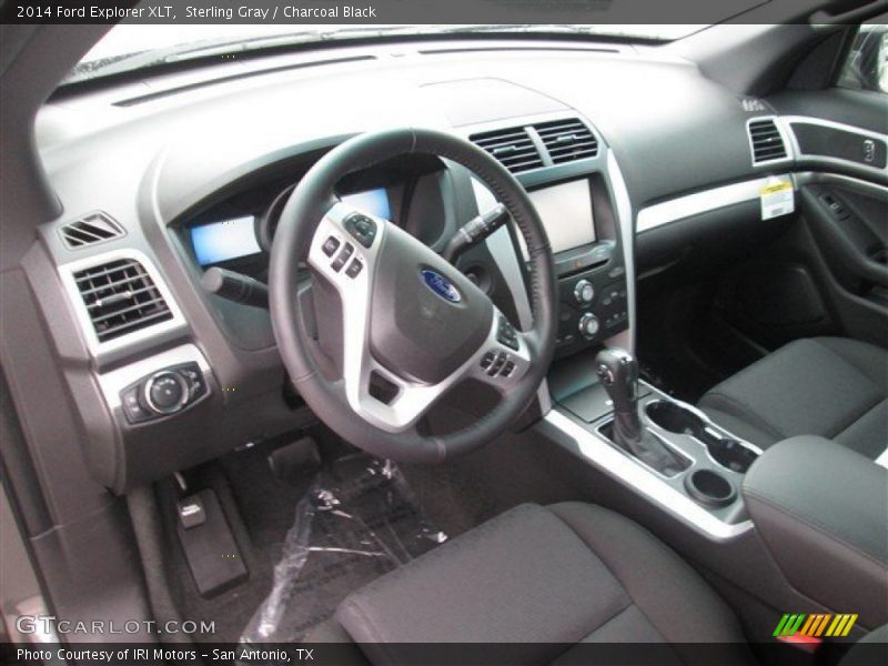 Sterling Gray / Charcoal Black 2014 Ford Explorer XLT