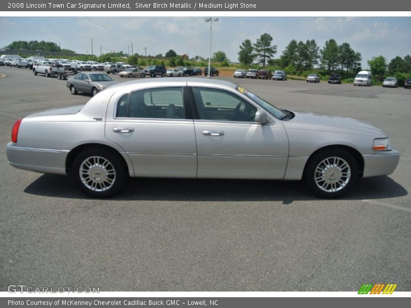 Silver Birch Metallic / Medium Light Stone 2008 Lincoln Town Car Signature Limited