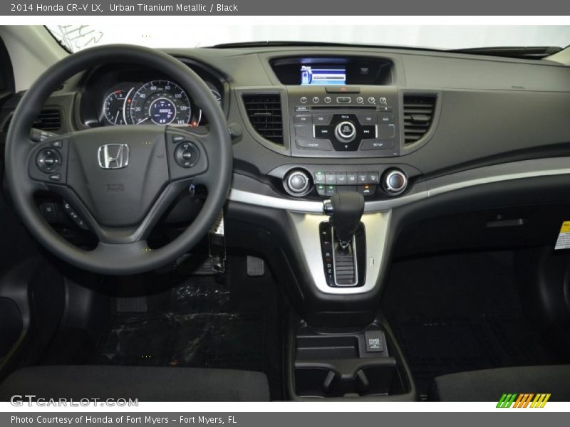 Urban Titanium Metallic / Black 2014 Honda CR-V LX