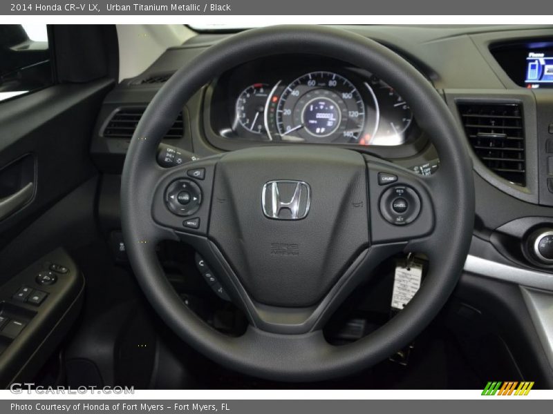 Urban Titanium Metallic / Black 2014 Honda CR-V LX