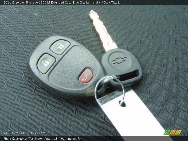 Blue Granite Metallic / Dark Titanium 2011 Chevrolet Silverado 1500 LS Extended Cab