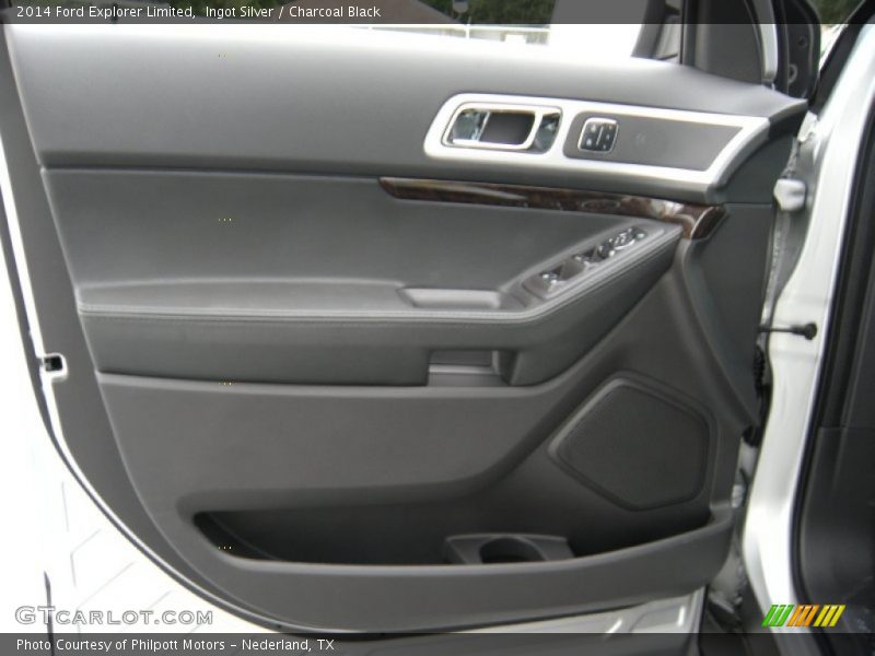 Ingot Silver / Charcoal Black 2014 Ford Explorer Limited