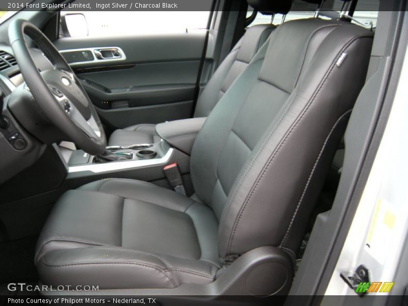 Ingot Silver / Charcoal Black 2014 Ford Explorer Limited