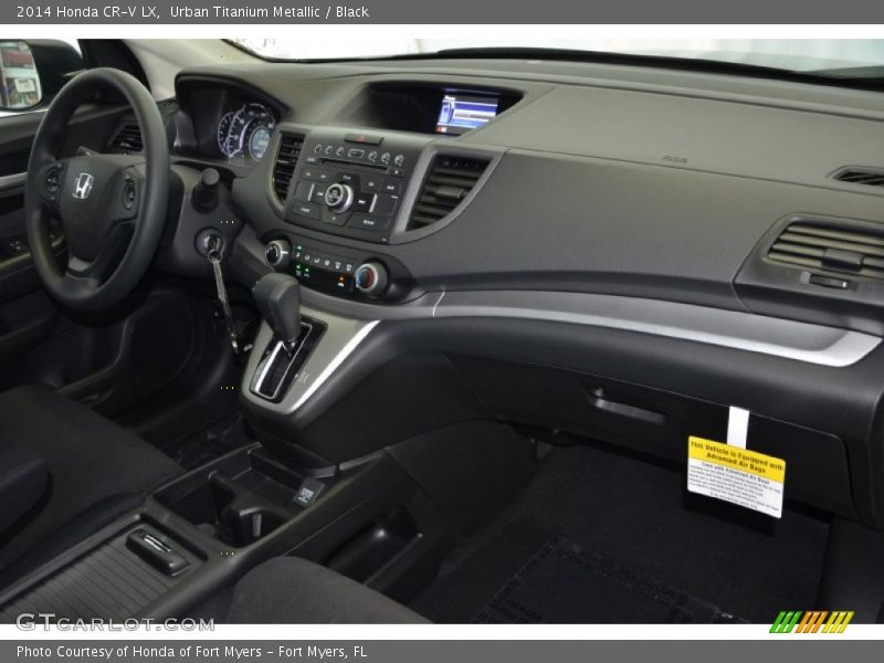 Urban Titanium Metallic / Black 2014 Honda CR-V LX