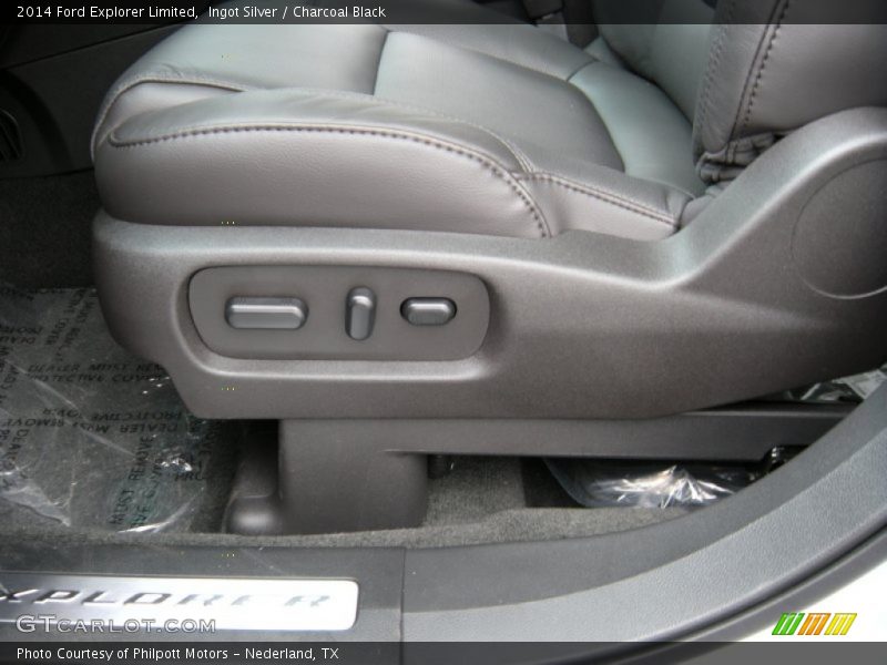 Ingot Silver / Charcoal Black 2014 Ford Explorer Limited