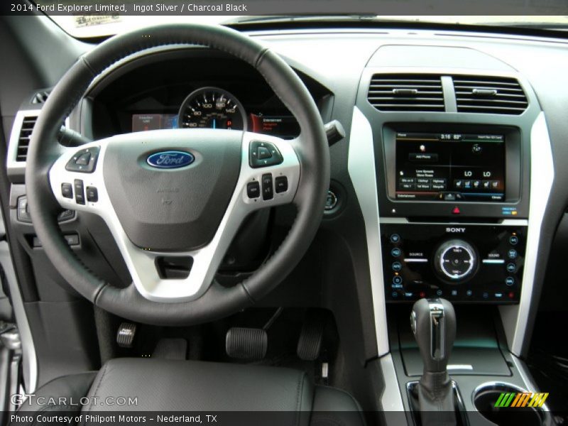Ingot Silver / Charcoal Black 2014 Ford Explorer Limited