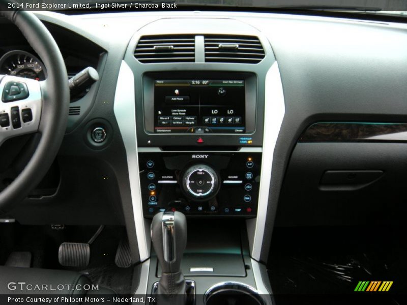 Ingot Silver / Charcoal Black 2014 Ford Explorer Limited