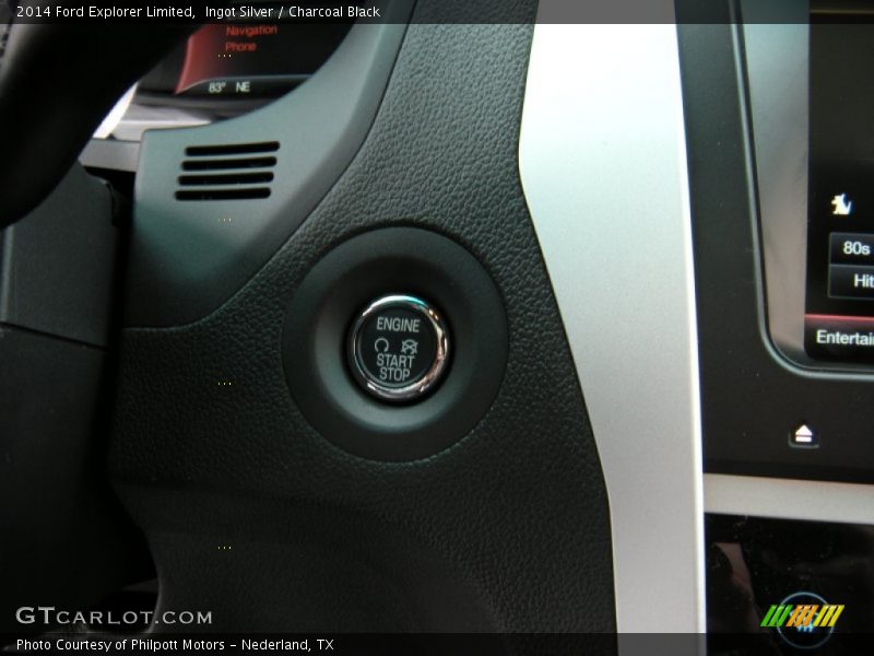 Ingot Silver / Charcoal Black 2014 Ford Explorer Limited