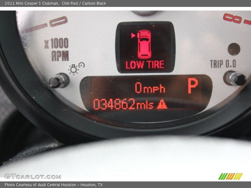 Chili Red / Carbon Black 2011 Mini Cooper S Clubman
