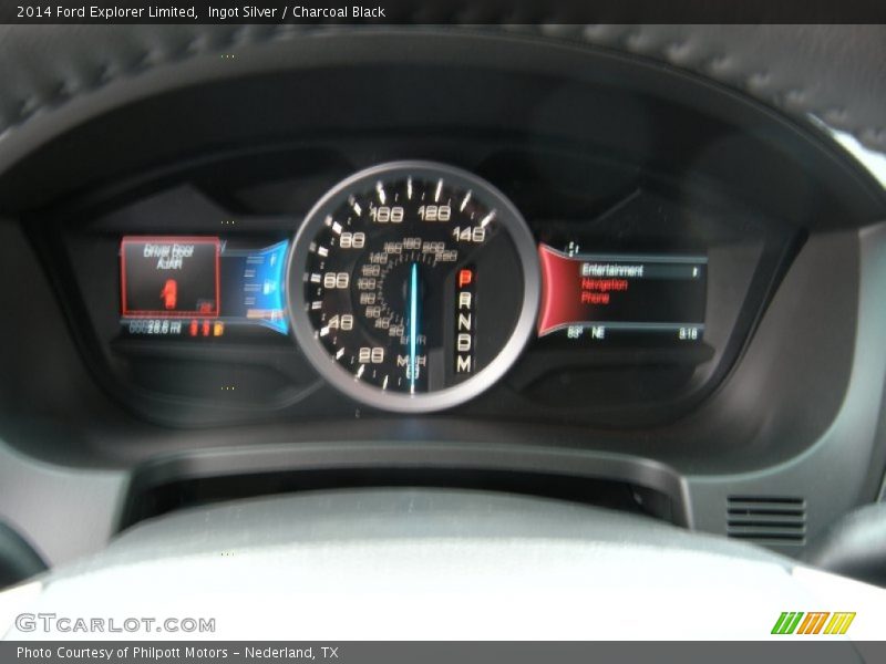 Ingot Silver / Charcoal Black 2014 Ford Explorer Limited