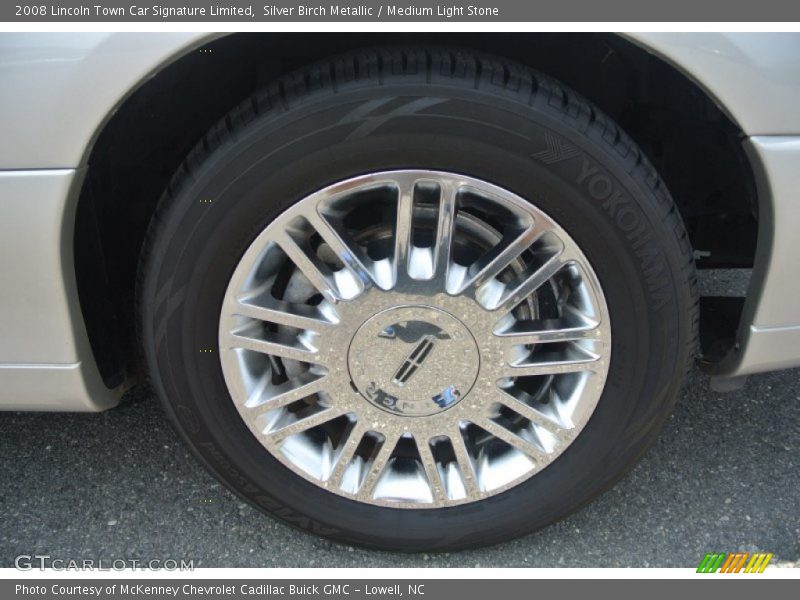 Silver Birch Metallic / Medium Light Stone 2008 Lincoln Town Car Signature Limited