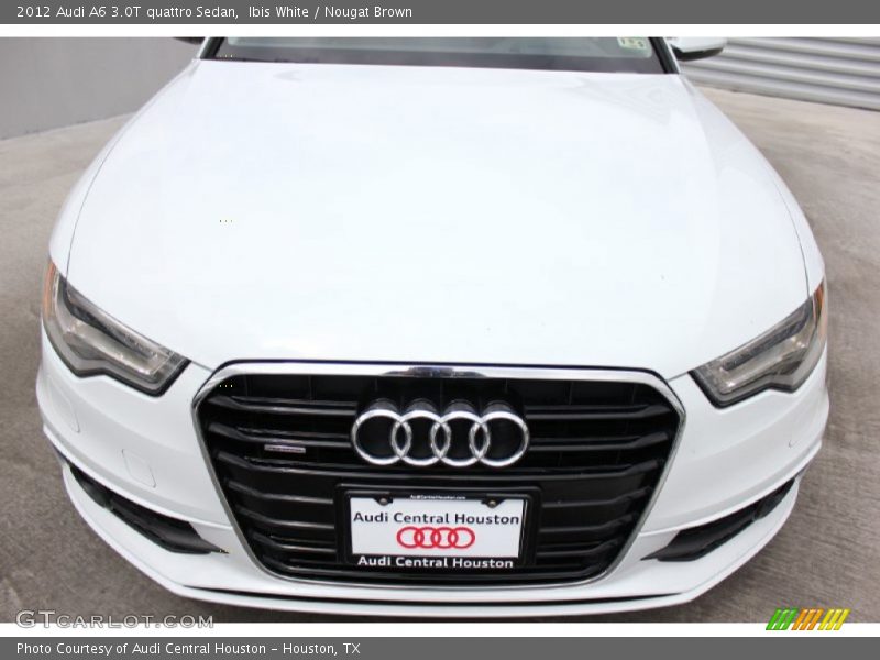 Ibis White / Nougat Brown 2012 Audi A6 3.0T quattro Sedan