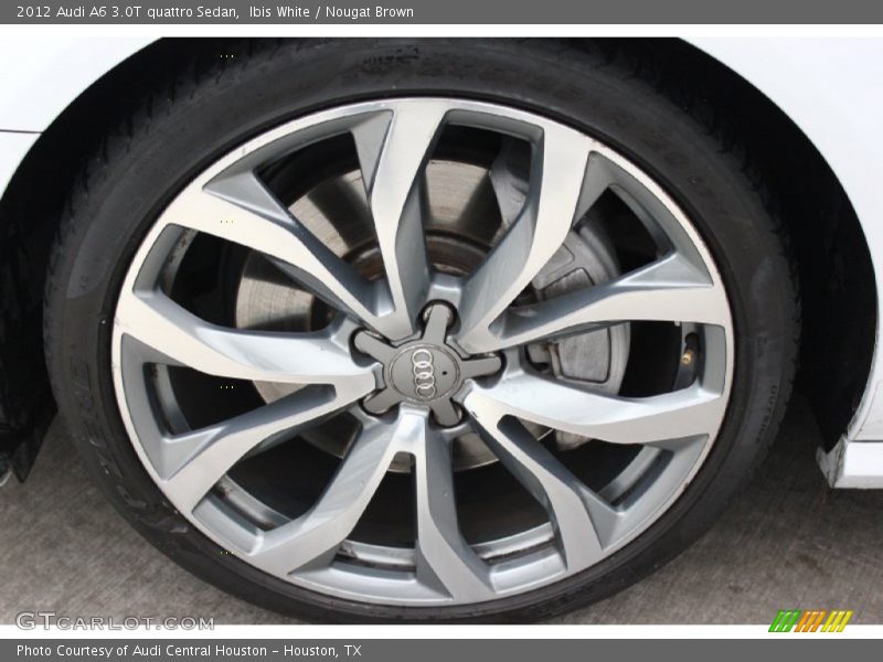 Ibis White / Nougat Brown 2012 Audi A6 3.0T quattro Sedan