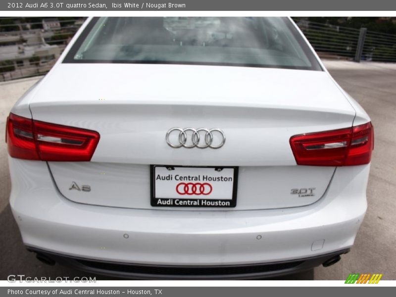 Ibis White / Nougat Brown 2012 Audi A6 3.0T quattro Sedan