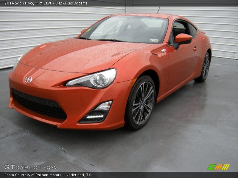 Hot Lava / Black/Red Accents 2014 Scion FR-S