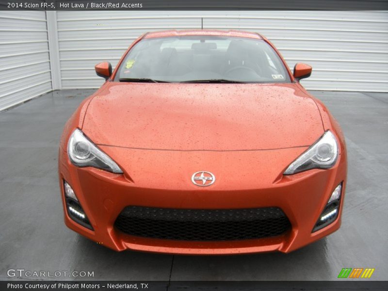 Hot Lava / Black/Red Accents 2014 Scion FR-S