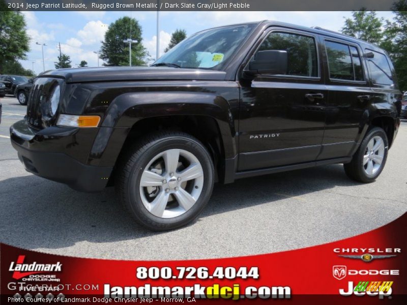 Rugged Brown Metallic / Dark Slate Gray/Light Pebble 2014 Jeep Patriot Latitude