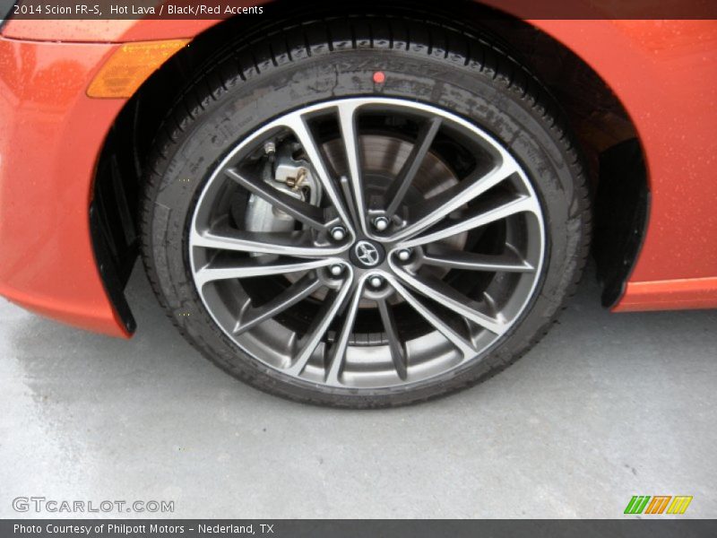 Hot Lava / Black/Red Accents 2014 Scion FR-S