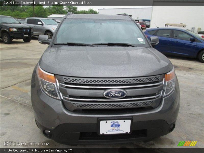 Sterling Gray / Charcoal Black 2014 Ford Explorer Limited