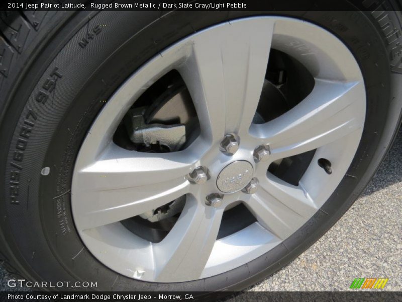 Rugged Brown Metallic / Dark Slate Gray/Light Pebble 2014 Jeep Patriot Latitude