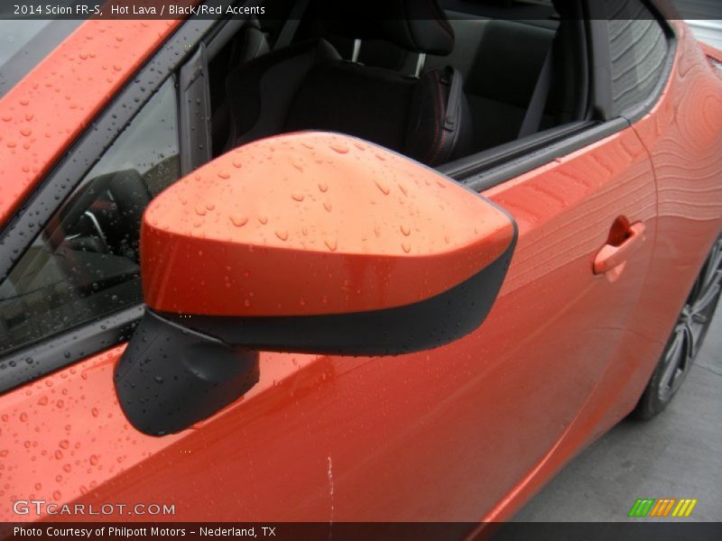 Hot Lava / Black/Red Accents 2014 Scion FR-S