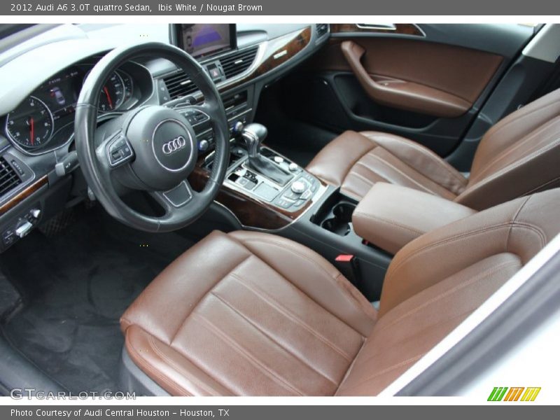  2012 A6 3.0T quattro Sedan Nougat Brown Interior