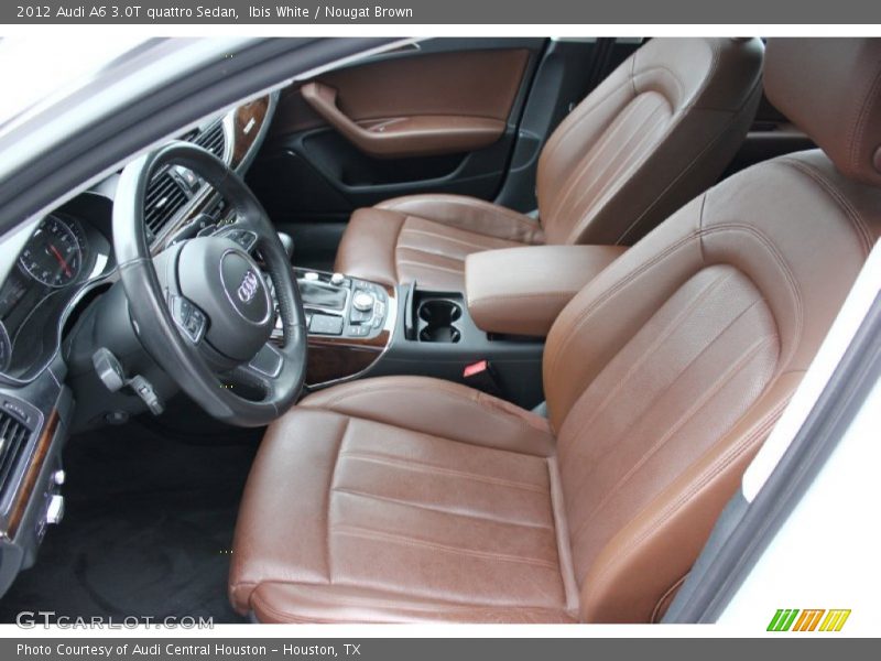 Front Seat of 2012 A6 3.0T quattro Sedan