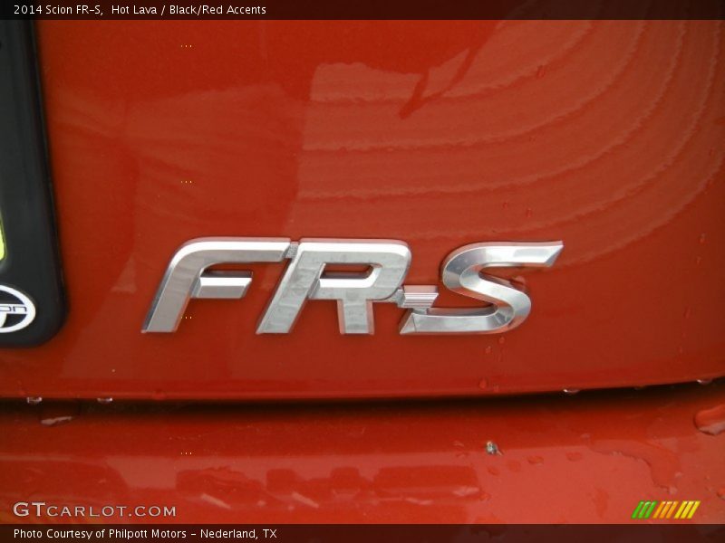Hot Lava / Black/Red Accents 2014 Scion FR-S
