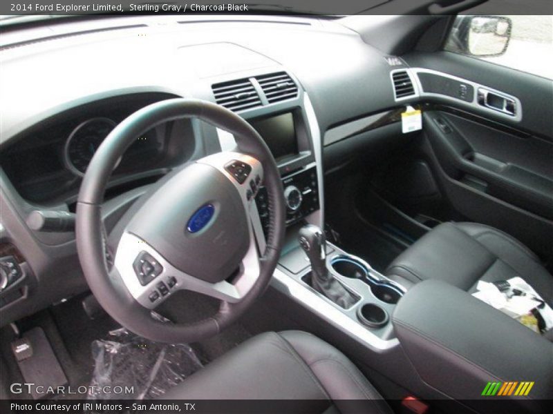 Sterling Gray / Charcoal Black 2014 Ford Explorer Limited