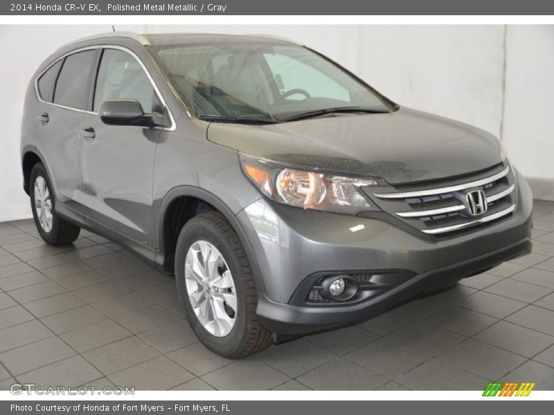 Polished Metal Metallic / Gray 2014 Honda CR-V EX