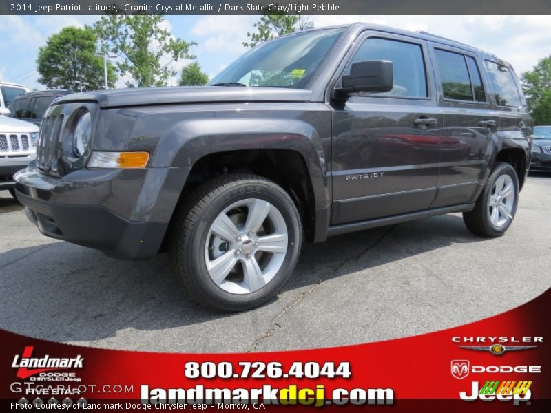 Granite Crystal Metallic / Dark Slate Gray/Light Pebble 2014 Jeep Patriot Latitude