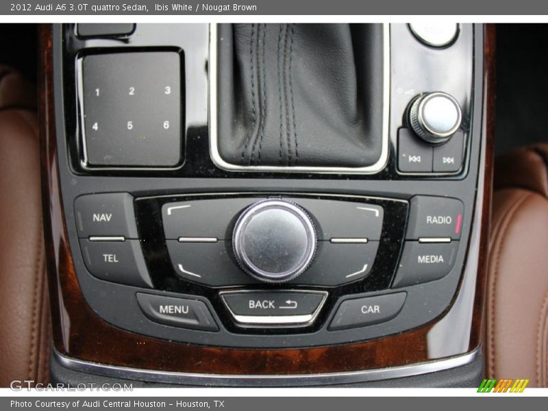 Ibis White / Nougat Brown 2012 Audi A6 3.0T quattro Sedan
