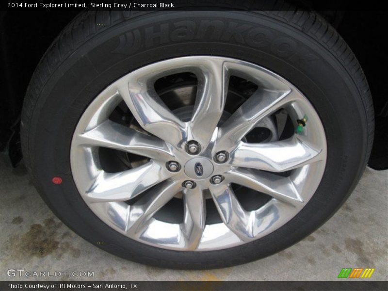 Sterling Gray / Charcoal Black 2014 Ford Explorer Limited